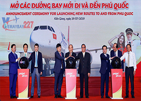 VIETJET CÔNG BỐ KHAI THÁC ĐƯỜNG BAY MỚI TỪ PHÚ QUỐC