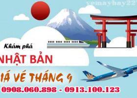 Giá vé máy bay đi Nhật Bản tháng 9