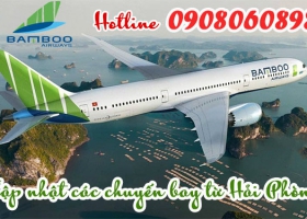 BAMBOO AIRWAYS CẬP NHẬT CÁC CHUYẾN BAY TỪ HẢI PHÒNG