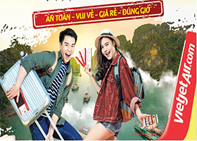 Vietjet giảm đến 50% giá vé & hành lý ký gửi