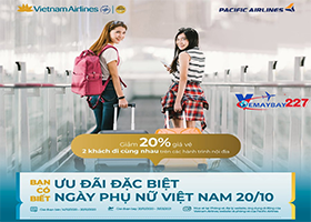 VNA giảm 20% giá vé nhân ngày Phụ nữ Việt Nam