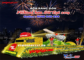 BAY NGAY ĐẾN FESTIVAL HOA ĐÀ LẠT 2019