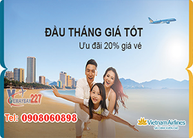 Vietnam Airlines ưu đãi giá vé quốc tế đầu tháng 10