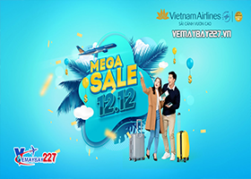 Vietnam Airlines giảm 12% nhân Ngày hội Mua sắm