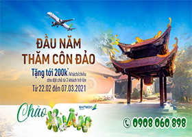Bamboo khuyến mãi lễ đầu năm – Thăm Côn Đảo