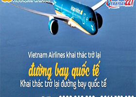 Lịch bay 1 chiều đi Quốc tế của Vietnam Airlines