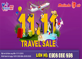 Malindo Air ưu đãi vé rẻ ngày 11/11