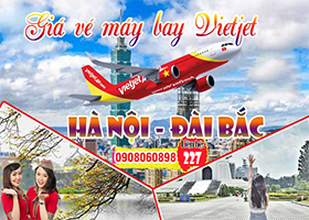 Giá vé máy bay Vietjet từ Hà Nội đi Đài Bắc