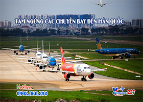 Các Hãng hàng không tạm dừng các chuyến bay đến Hàn Quốc