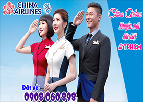 China Airlines khuyến mãi đặc biệt từ TPHCM